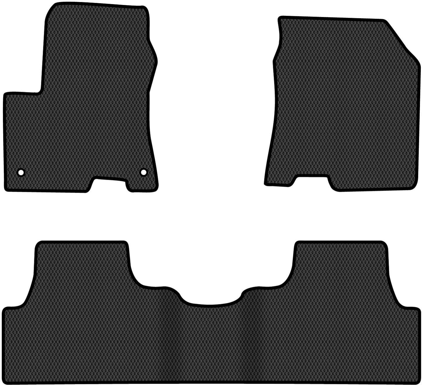 EVA коврики в салон авто EVAtech для Kona Electric Hyundai 2017-2023 1 поколение SUV EU HY1505ZG3KH2RBB