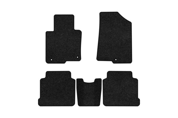 Фото - Килимки ворсові в салон авто EVAtech Premium для Hyundai Sonata (LF) 2014-2019 7 покоління Sedan EU чорний кант HY1509CG5KH3VPB