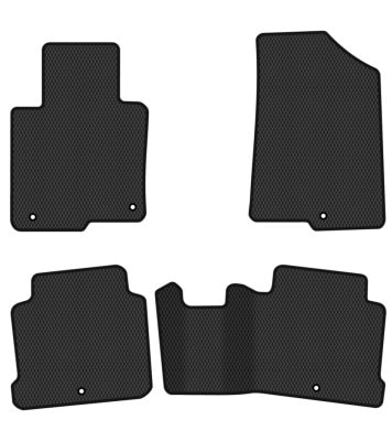 Фото - Коврики из экокожи в салон авто EVAtech ECO для Sonata (LF) (5 clips) Hyundai 2014-2019 7 поколение Sedan USA (HY1510PGR4KH5BBB)