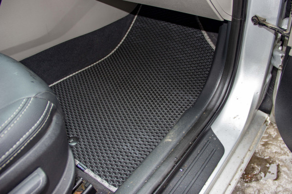 Фото - EVA килимки в салон авто передні EVAtech для Sonata (LF) (5 clips) Hyundai 2014-2019 7 покоління Sedan USA HY1510AV2KH3SBB