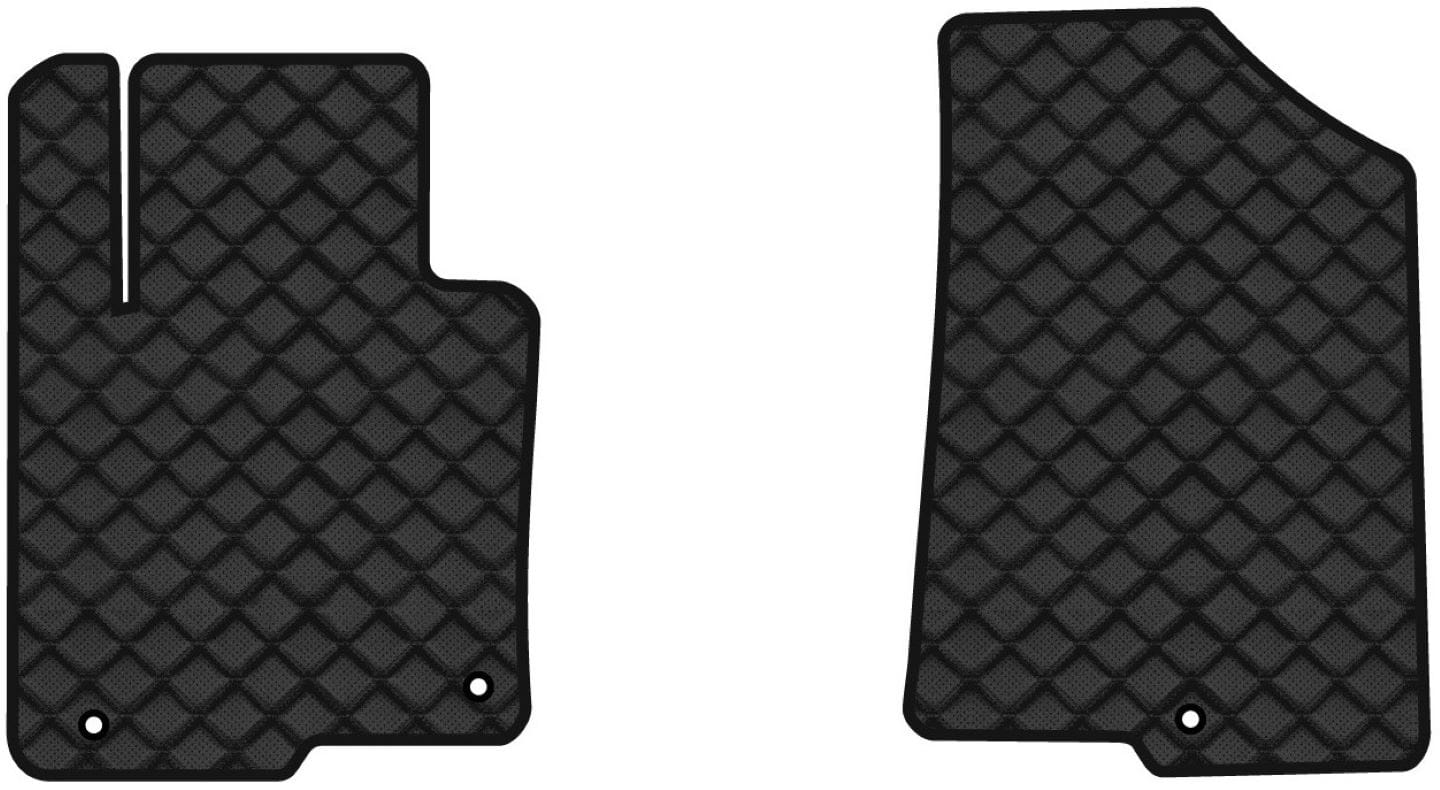 Коврики из экокожи в салон авто передние EVAtech ECO для Sonata (LF) (5 clips) Hyundai 2014-2019 7 поколение Sedan USA (HY1510AV2KH3BBB)