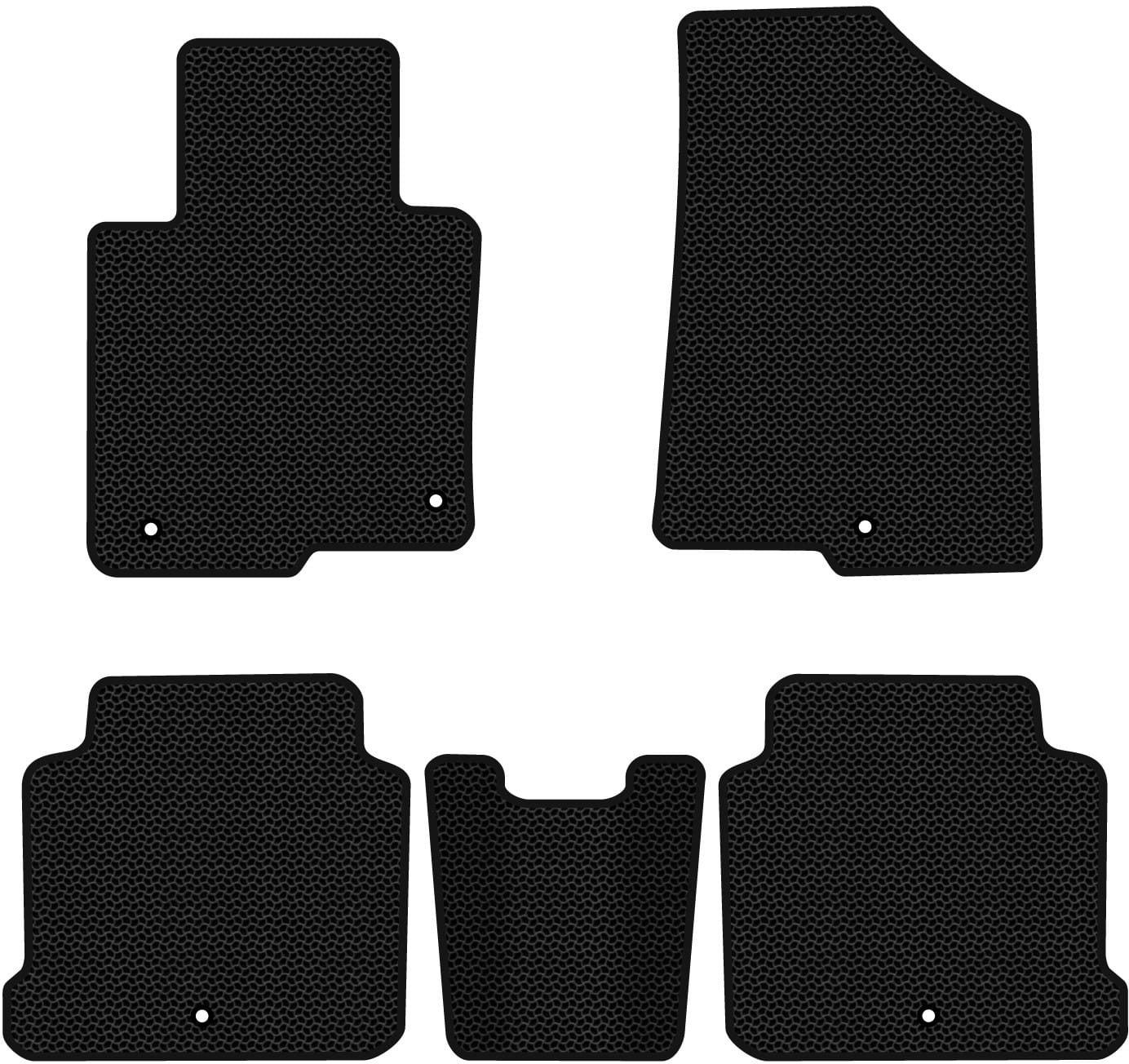 EVA коврики в салон авто EVAtech для Sonata (LF) (5 clips) Hyundai 2014-2019 7 поколение Sedan USA HY1510CG5KH5KBB