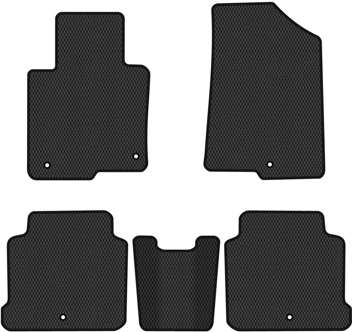 EVA коврики в салон авто EVAtech для Sonata (LF) (5 clips) Hyundai 2014-2019 7 поколение Sedan USA HY1510CG5KH5RBB