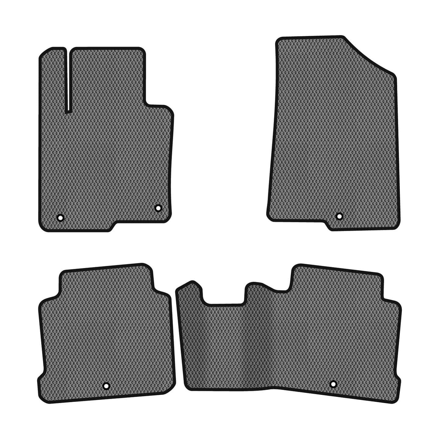 EVA килимки в салон авто EVAtech для Sonata (LF) (5 clips) Hyundai 2014-2019 7 покоління Sedan USA HY1510PVR4KH5RGB