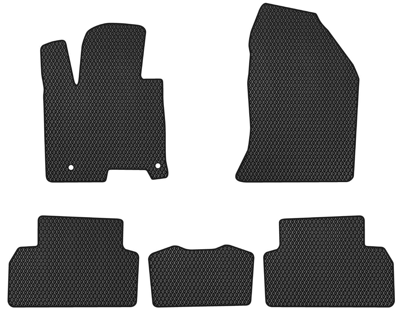 EVA коврик в багажник авто EVAtech для Tucson (NX4) Hybrid (Short base) Hyundai 2021 4 поколение SUV EU (HY1516B1RBB)