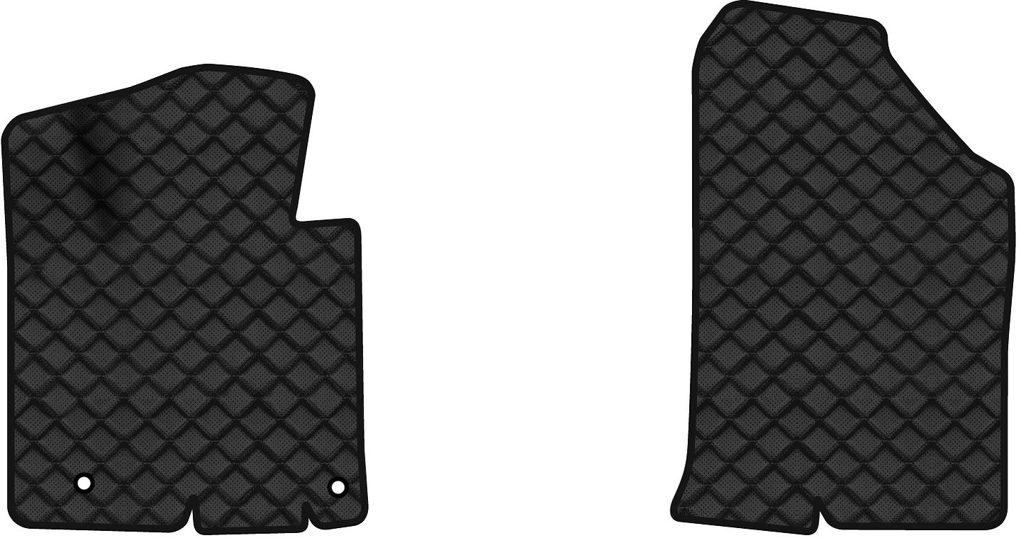 Коврики из экокожи в салон авто передние EVAtech ECO для Tucson (NX4) (Short base) Hyundai 2021 4 поколение SUV EU (HY1518AE2TL2BBB)