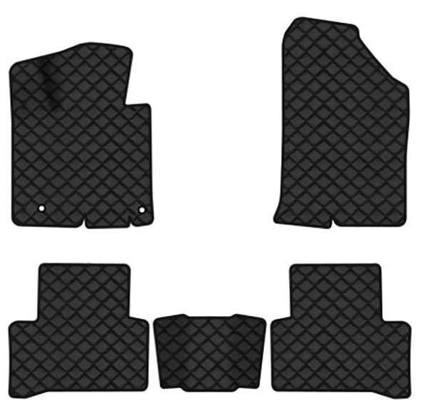 Килимки з екошкіри в салон авто EVAtech ECO для Tucson (NX4) (Short base) Hyundai 2021 4 покоління SUV EU HY1518CE5TL2BBB