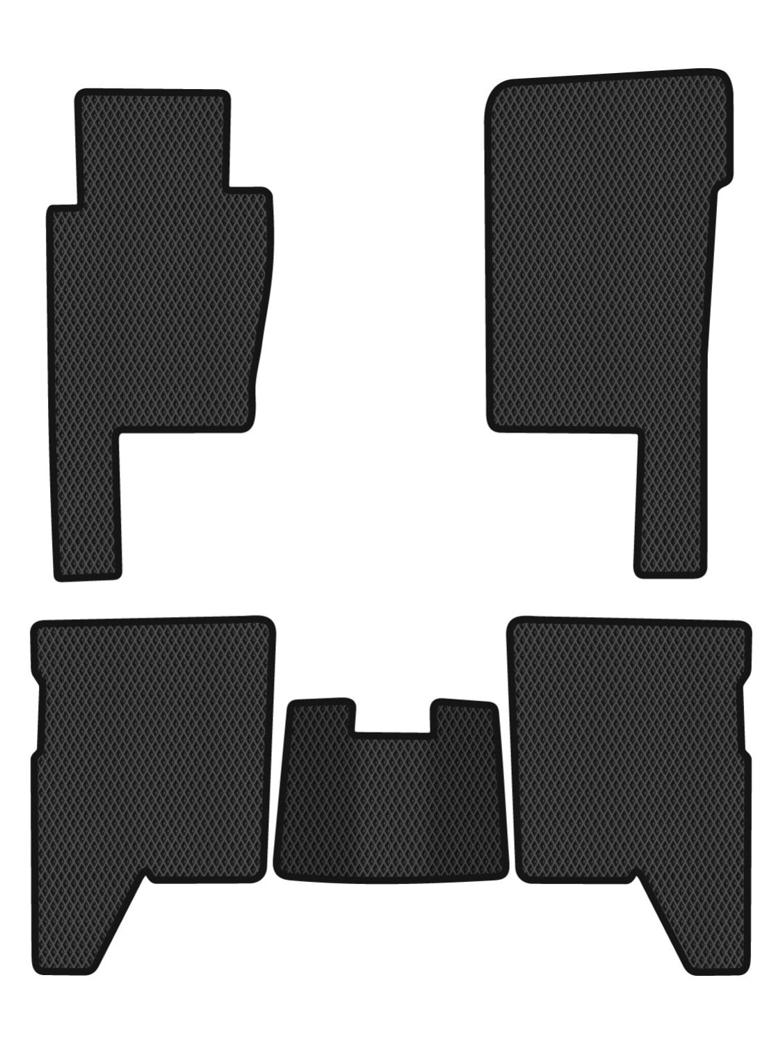 EVA килимки в салон авто EVAtech для Galloper Hyundai 1997-2003 2 покоління SUV EU HY1604CB5RBB