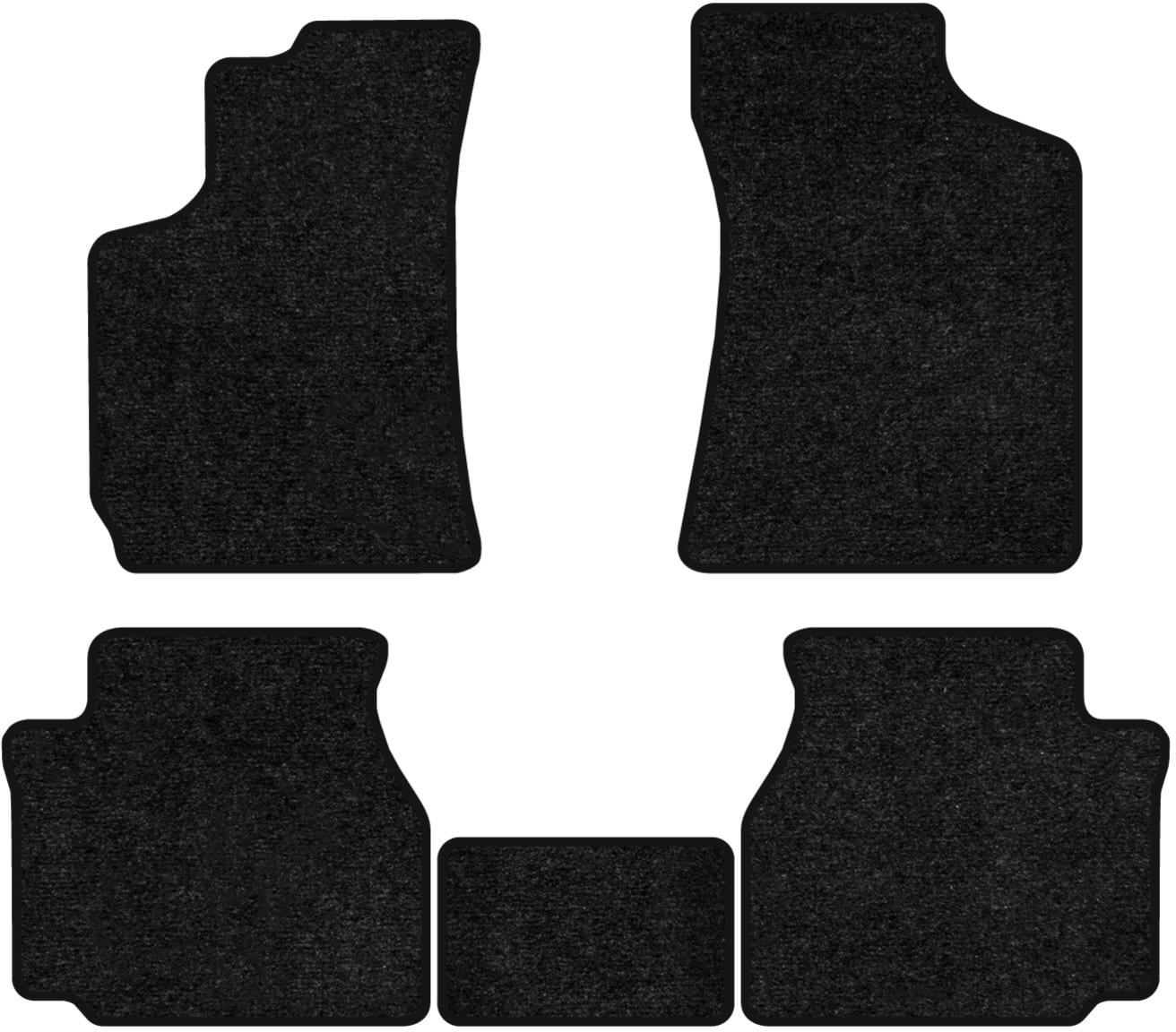 Коврики ворсовые в салон авто EVAtech Standard для Hyundai Sonata (Y3) 1993-1998 3 поколение Sedan EU черный кант HY21039CG5VEB