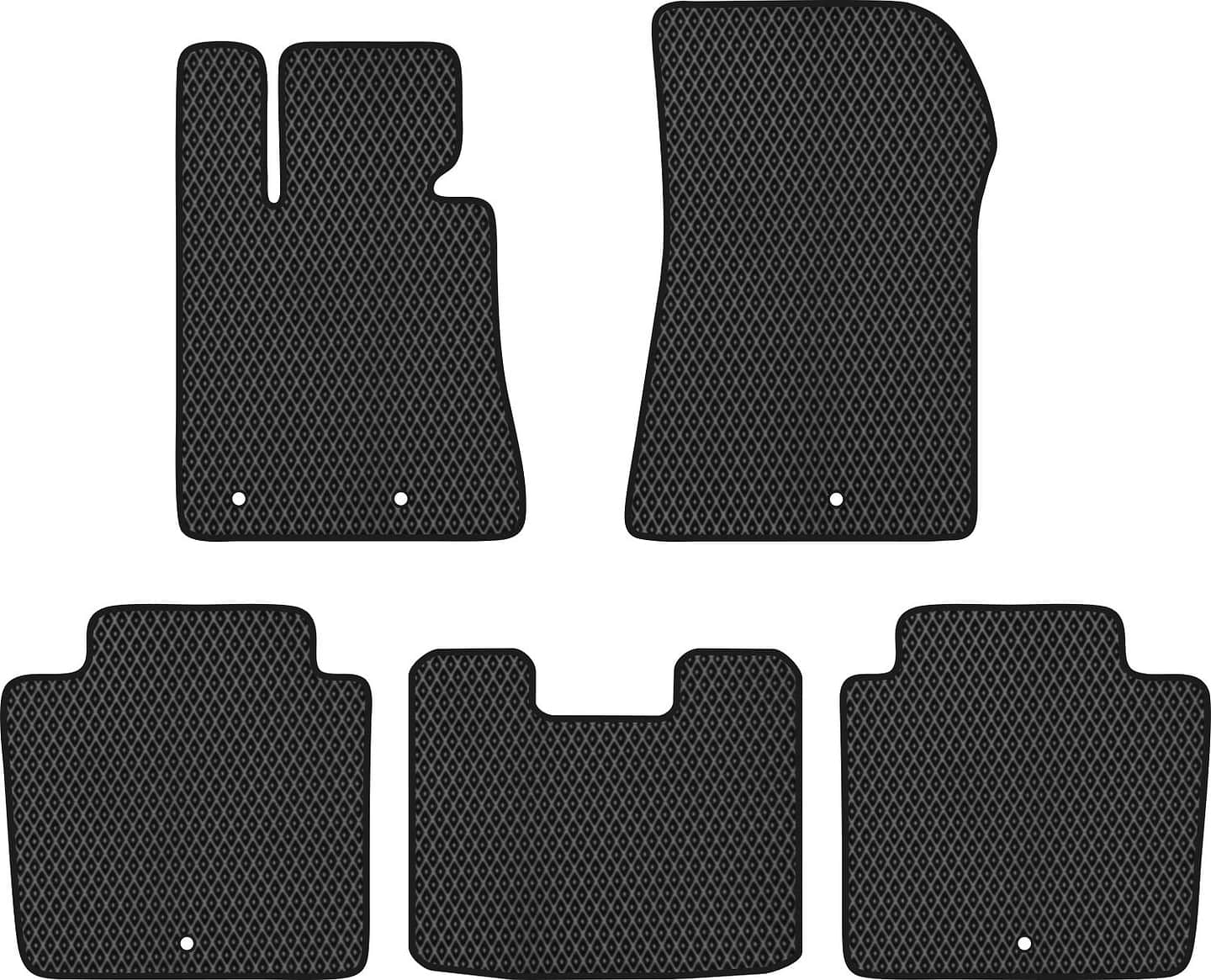 EVA коврики в салон авто EVAtech для Equus (VI) Hyundai 2009-2016 2 поколение Sedan Korea HY21998C5KH5RBB