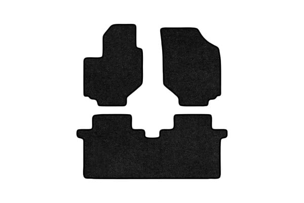 Коврики ворсовые в салон авто EVAtech Standard для Hyundai Trajet 1999-2008 1 поколение Minivan EU черный кант HY22383ZG3VEB