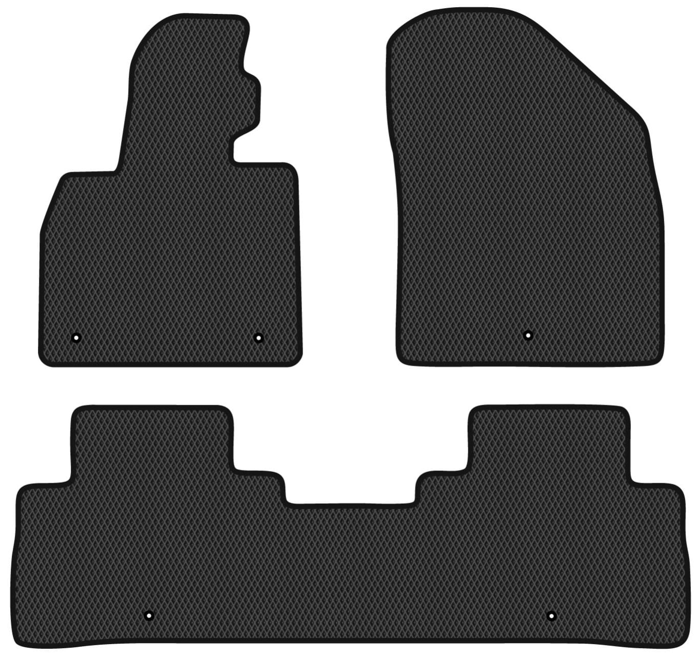 EVA коврики в салон авто EVAtech для Palisade 7 seats Hyundai 2018 1 поколение SUV EU HY22562ZG3LA5RBB