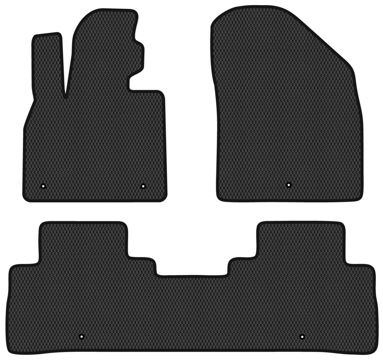 EVA коврики в салон авто EVAtech для Palisade 7 seats Hyundai 2018 1 поколение SUV EU HY22562ZV3LA5RBB