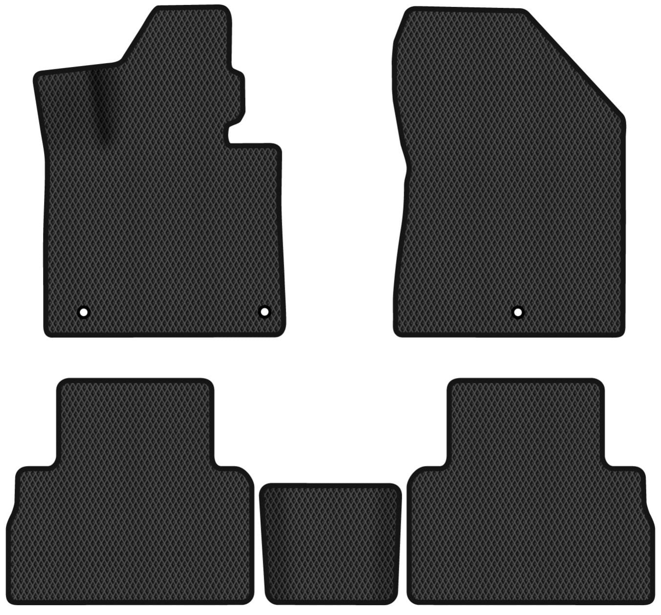 EVA коврики в салон авто EVAtech для Santa FE (TM) 5 seats Hyundai 2018-2020 4 поколение SUV EU HY23005CE5KH3RBB