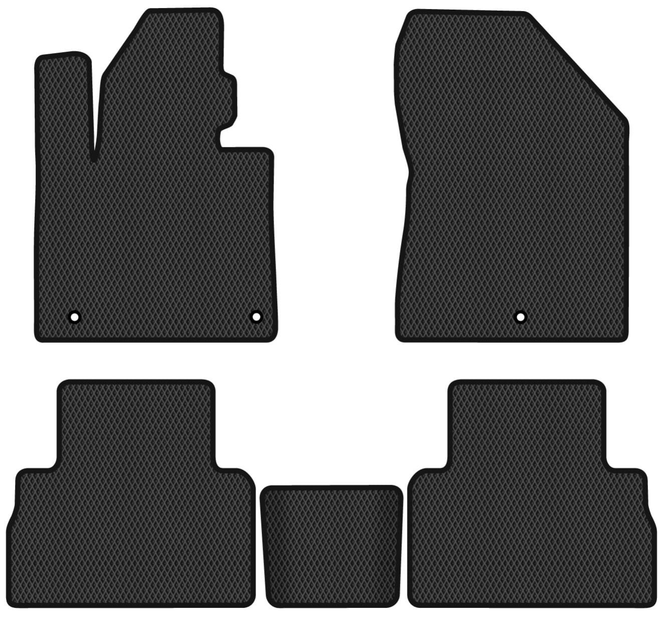 EVA коврики в салон авто EVAtech для Santa FE (TM) 5 seats Hyundai 2018-2020 4 поколение SUV EU HY23005CV5KH3RBB