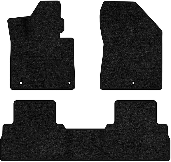 Фото - Килимки ворсові в салон авто EVAtech Standard для Hyundai Santa FE (TM) 5 seats 2018-2020 4 покоління SUV EU чорний кант HY23005ZE3KH3VEB