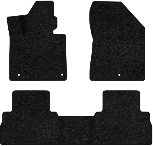 Фото - Килимки ворсові в салон авто EVAtech Standard для Hyundai Santa FE (TM) 5 seats 2018-2020 4 покоління SUV EU чорний кант HY23005ZE3KH3VEB