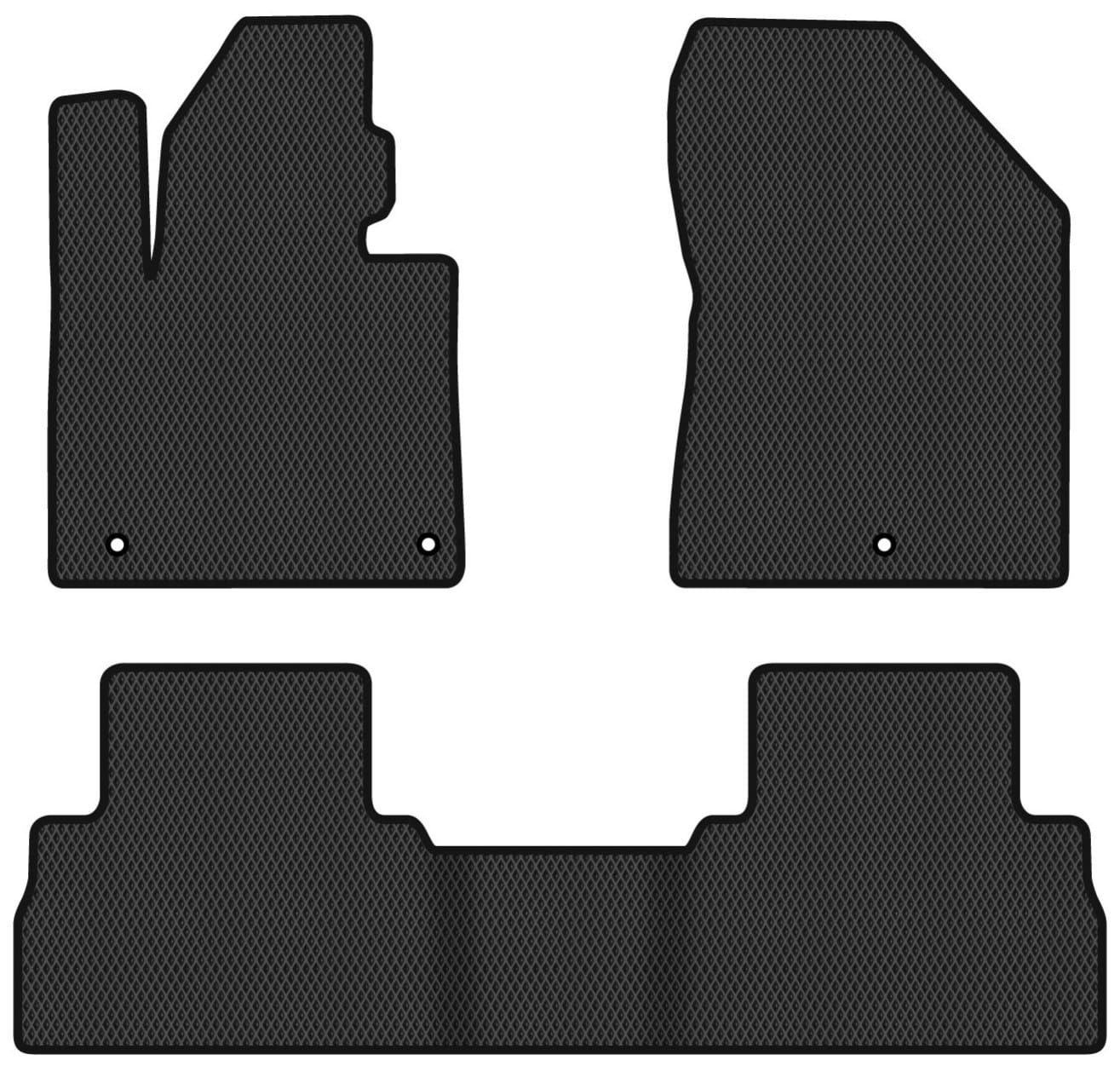 EVA коврики в салон авто EVAtech для Santa FE (TM) 5 seats Hyundai 2018-2020 4 поколение SUV EU HY23005ZV3KH3RBB