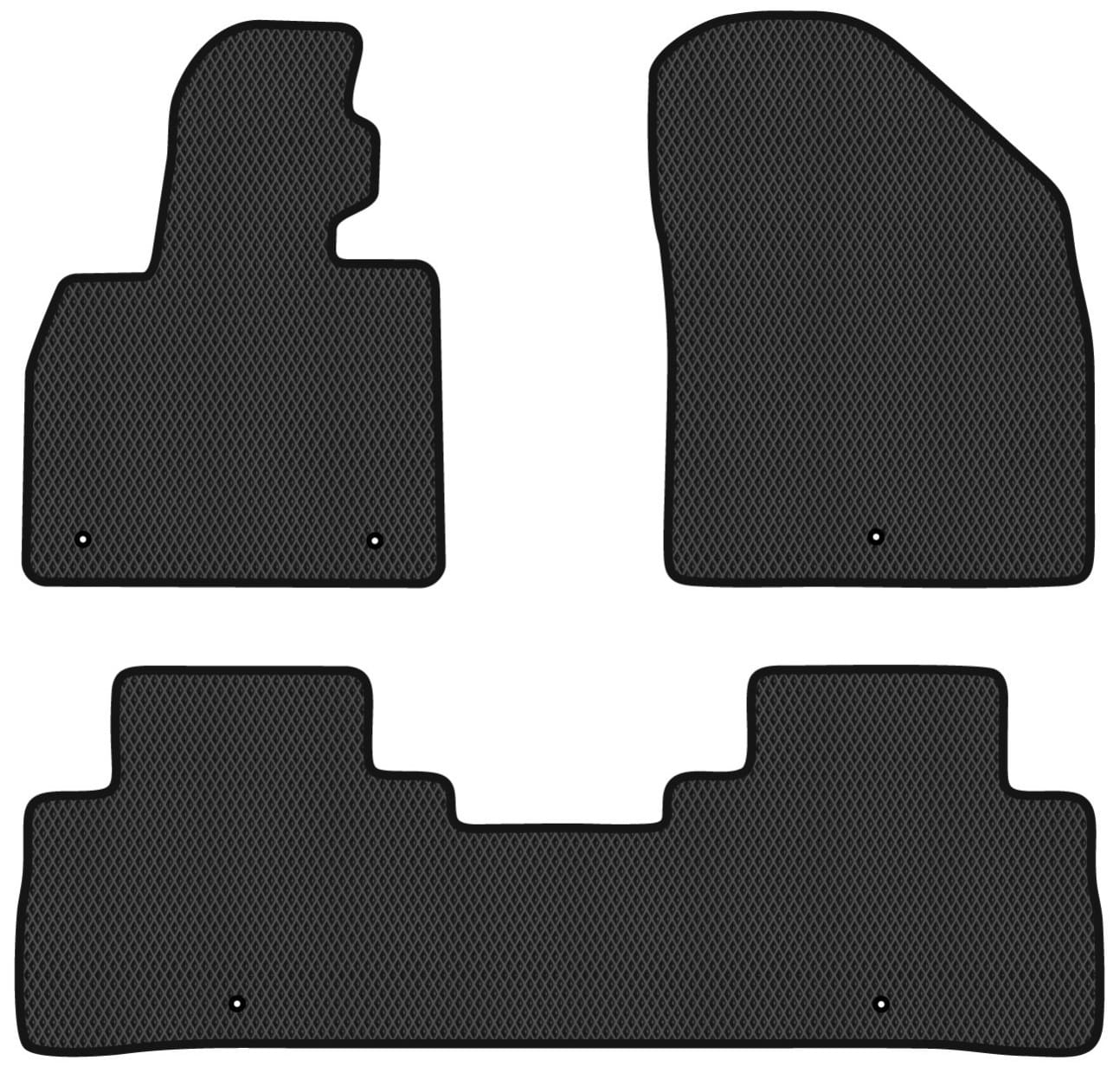 EVA коврики в салон авто EVAtech для Palisade 8 seats Hyundai 2018 1 поколение SUV EU HY23248ZG3LA5RBB