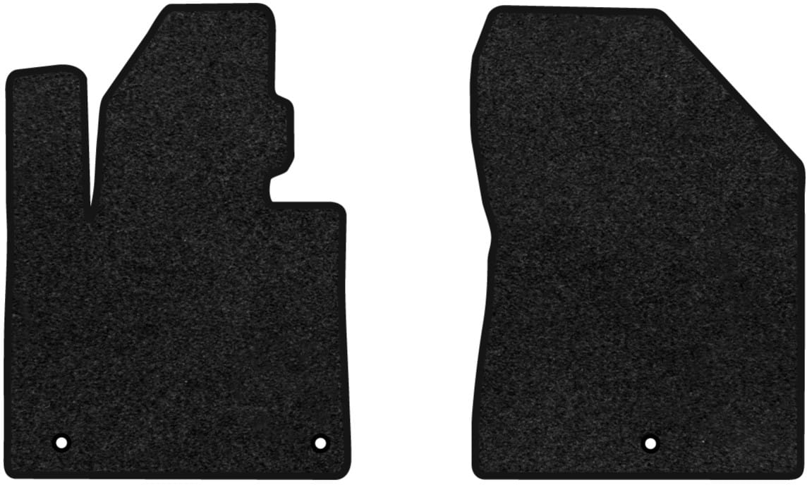 Килимки ворсові в салон авто EVAtech Premium для Hyundai Santa FE (TM) 5 seats 2018-2020 4 покоління SUV Korea чорний кант HY23821AV2KH3VPB