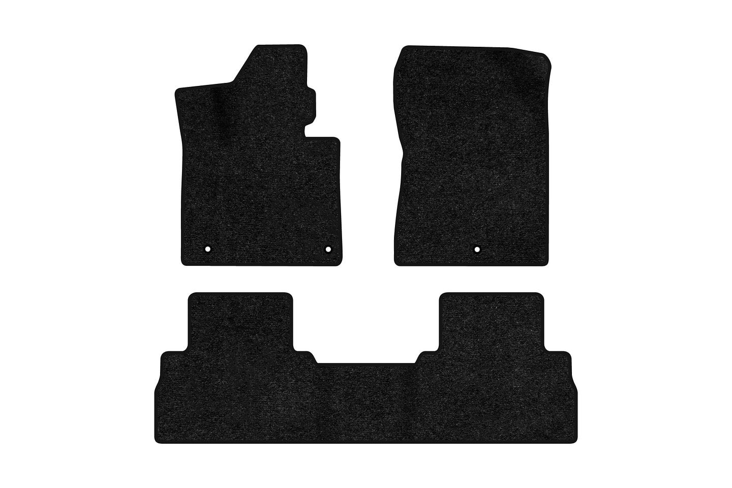 Коврики ворсовые в салон авто EVAtech Standard для Hyundai Santa FE (TM) 5 seats 2018-2020 4 поколение SUV Korea черный кант HY23821ZD3KH3VEB