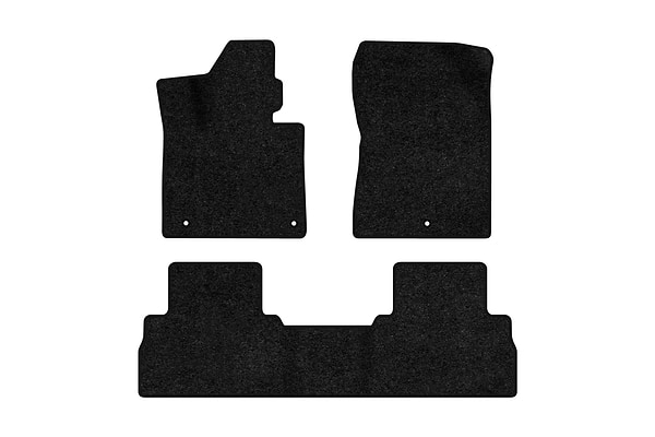 Фото - Килимки ворсові в салон авто EVAtech Standard для Hyundai Santa FE (TM) 5 seats 2018-2020 4 покоління SUV Korea чорний кант HY23821ZD3KH3VEB