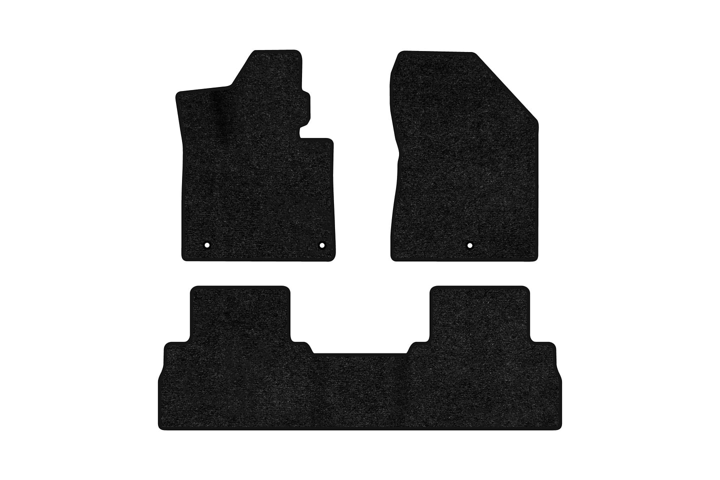 Коврики ворсовые в салон авто EVAtech Standard для Hyundai Santa FE (TM) 5 seats 2018-2020 4 поколение SUV Korea черный кант HY23821ZE3KH3VEB