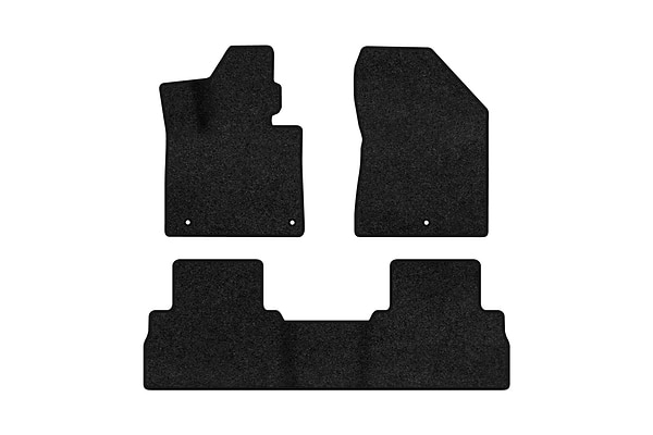 Фото - Килимки ворсові в салон авто EVAtech Premium для Hyundai Santa FE (TM) 5 seats 2018-2020 4 покоління SUV Korea чорний кант HY23821ZE3KH3VPB