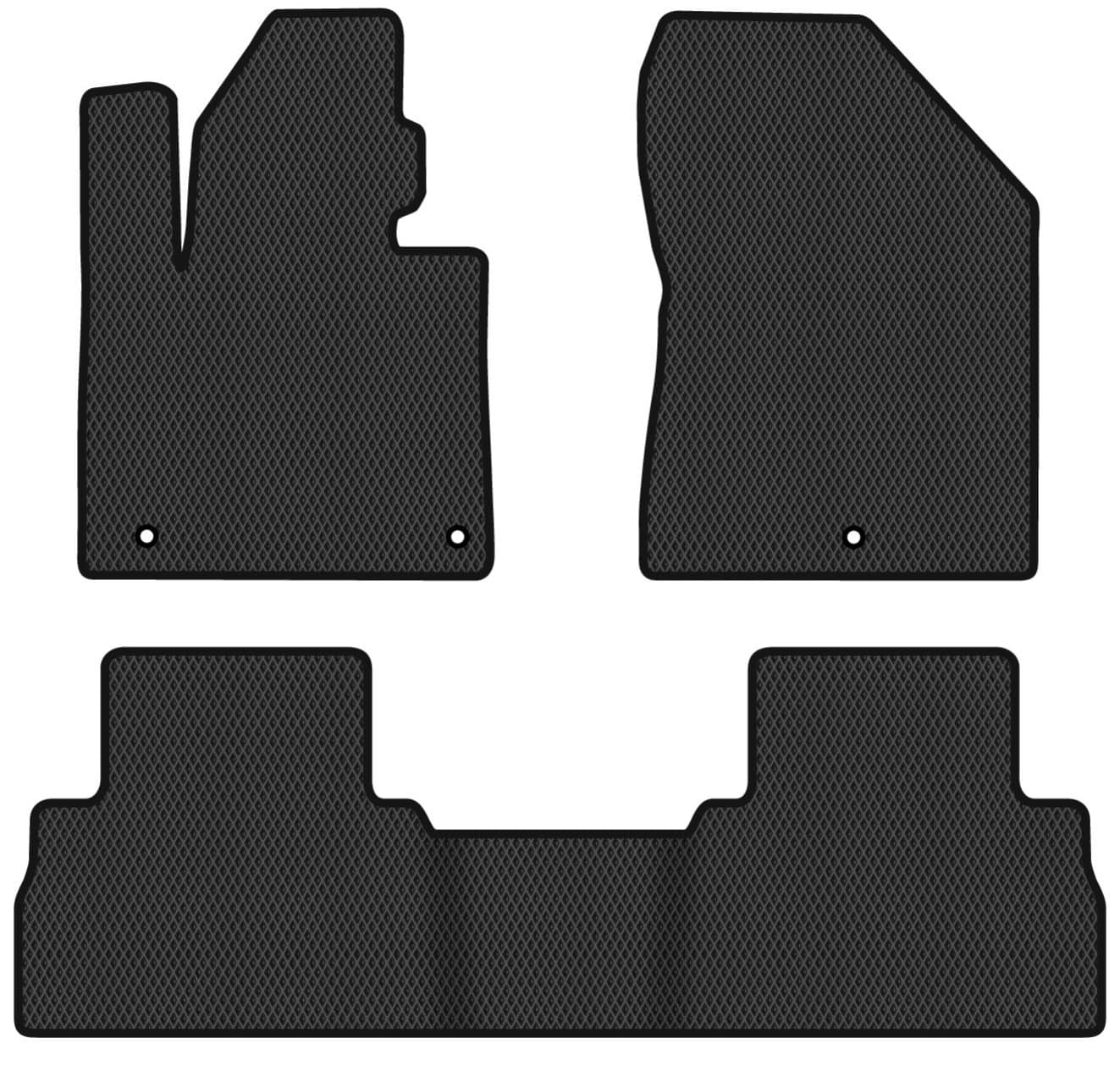 EVA коврики в салон авто EVAtech для Santa FE (TM) 5 seats Hyundai 2018-2020 4 поколение SUV Korea HY23821ZV3KH3RBB