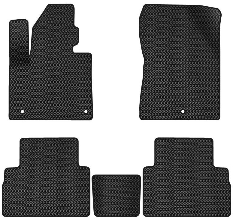 EVA коврики в салон авто EVAtech для Santa FE (TM) 7 seats Hyundai 2018-2020 4 поколение SUV Korea HY23822C5KH3RBB