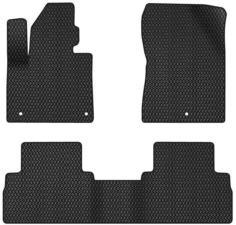 EVA коврики в салон авто EVAtech для Santa FE (TM) 7 seats Hyundai 2018-2020 4 поколение SUV Korea HY23822Z3KH3RBB