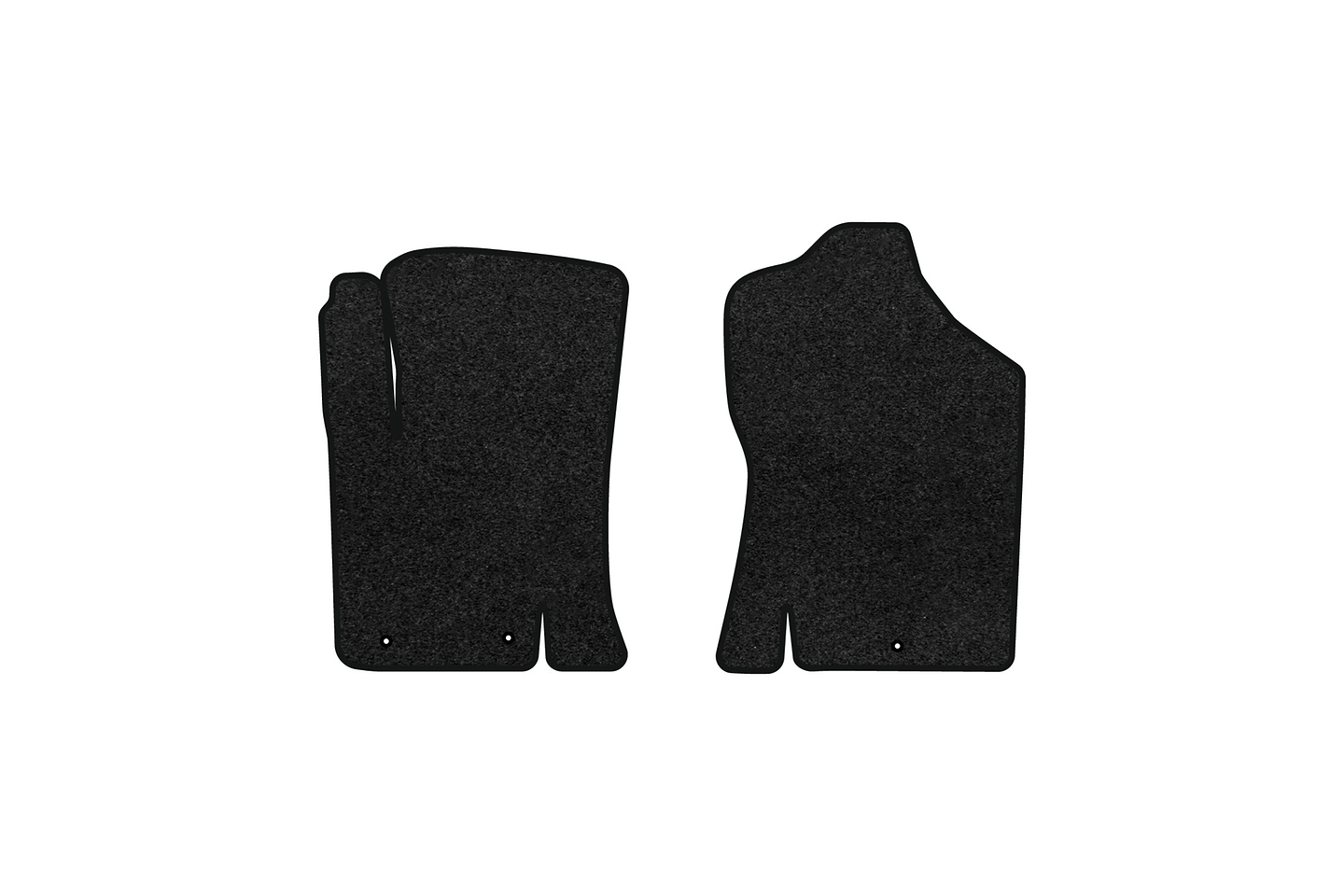 Коврики ворсовые в салон авто EVAtech Premium для Hyundai i20 (PB) 5-doors (3 clips) 2008-2014 1 поколение Htb EU черный кант HY32569AV2LA3VPB