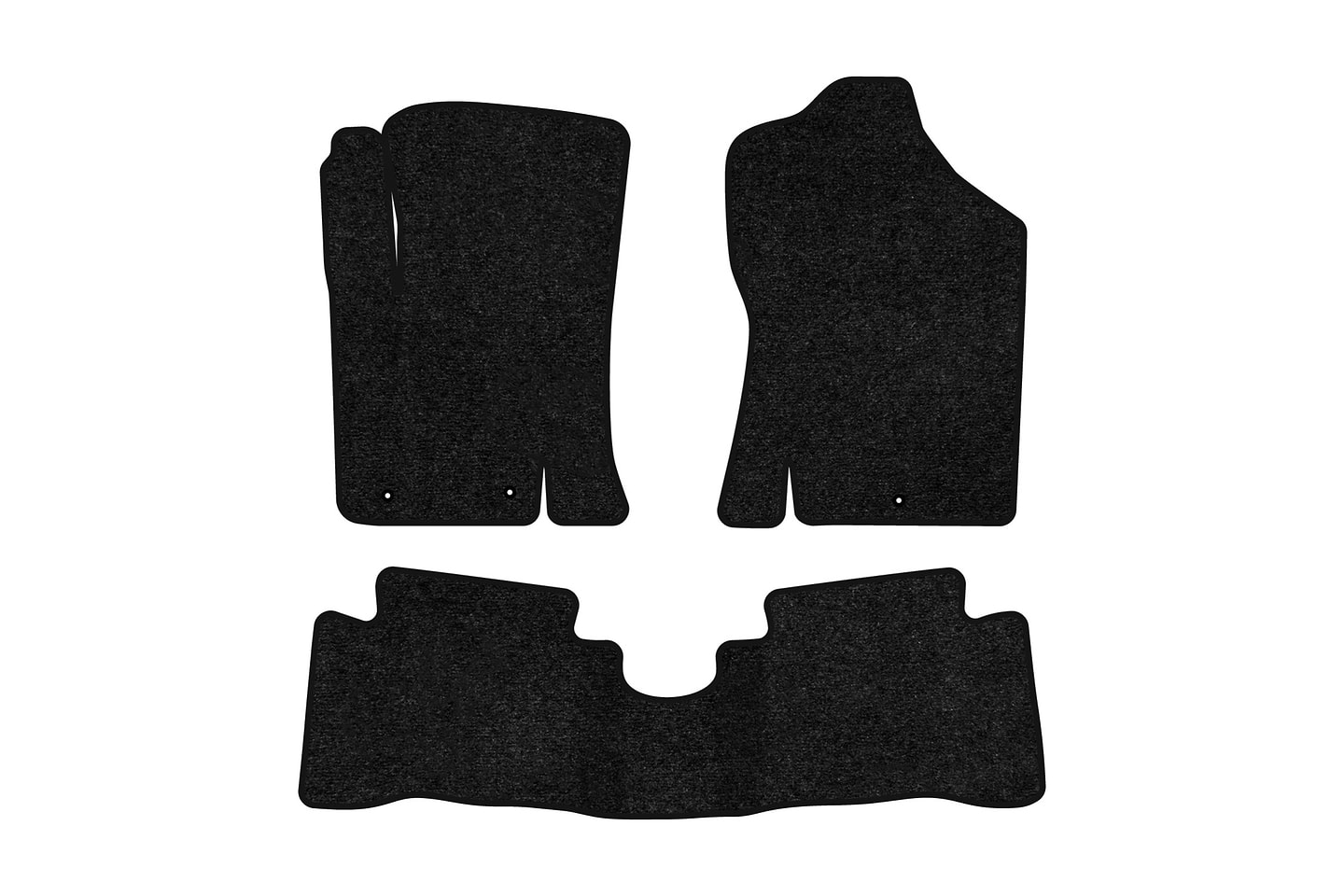 Коврики ворсовые в салон авто EVAtech Standard для Hyundai i20 (PB) 5-doors (3 clips) 2008-2014 1 поколение Htb EU черный кант HY32569ZV3LA3VEB