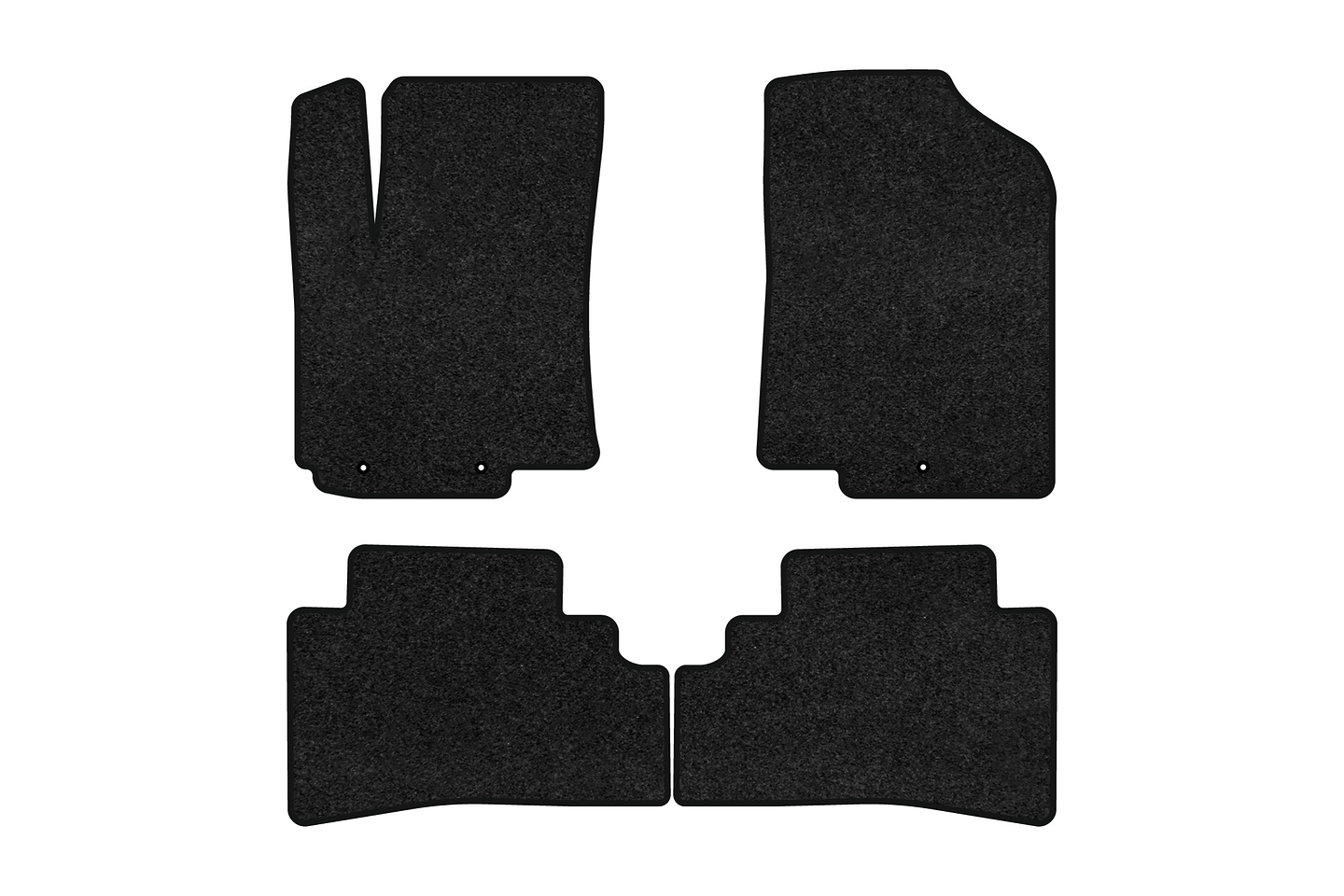 Коврики ворсовые в салон авто EVAtech Premium для Hyundai Solaris (RBr) 2010-2017 1 поколение Sedan EU черный кант HY33197PVC4LA3VPB