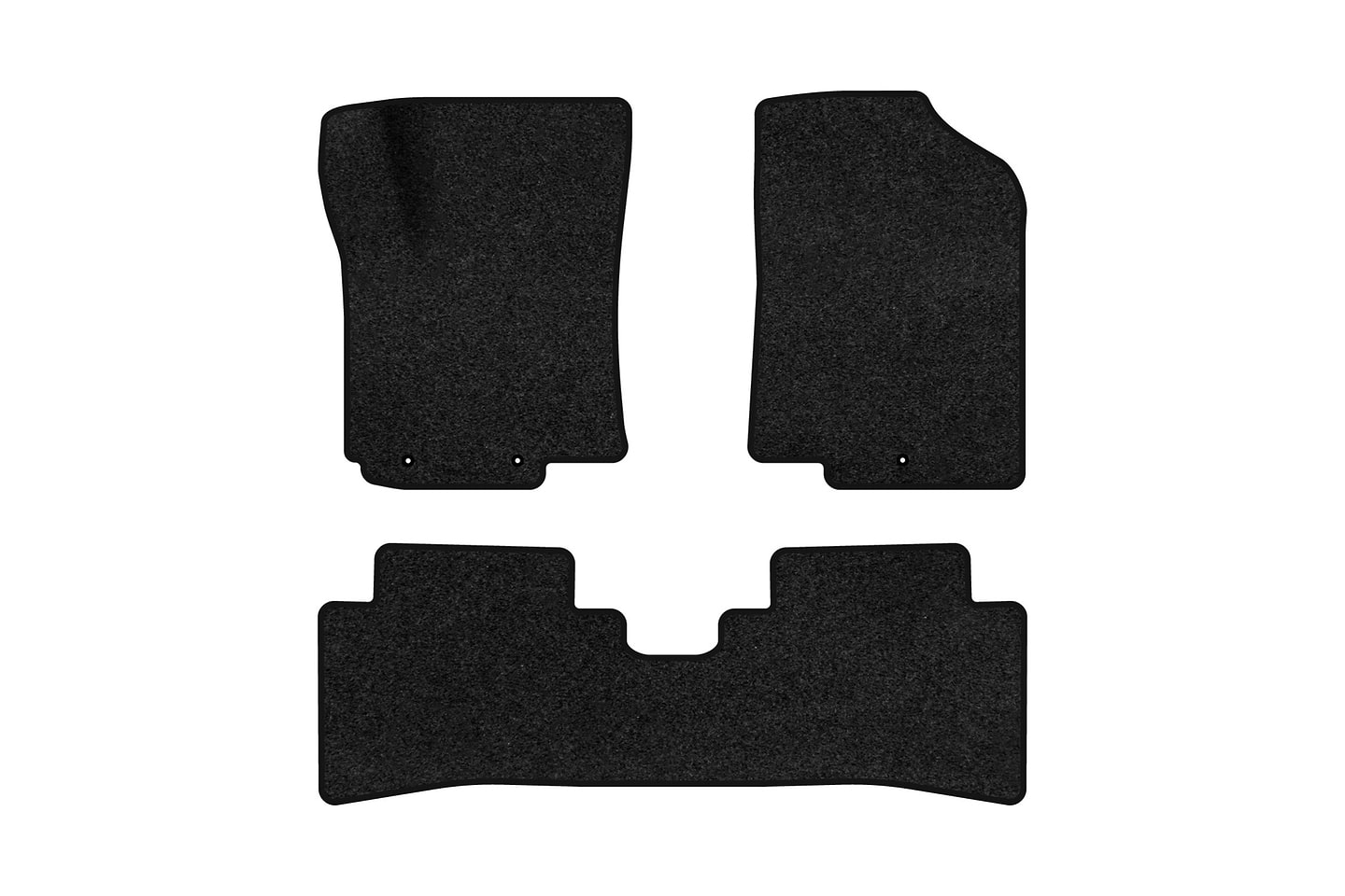 Коврики ворсовые в салон авто EVAtech Premium для Hyundai Solaris (RBr) 2010-2017 1 поколение Sedan EU черный кант HY33197ZE3LA3VPB