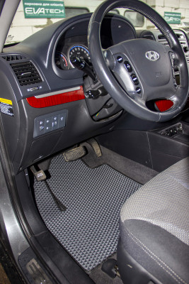 Фото - EVA коврики в салон авто EVAtech для Santa FE (CM) 5 seats Hyundai 2006-2010 2 поколение SUV EU HY33306C5KD2SGB
