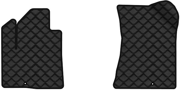 Фото - Коврики из экокожи в салон авто передние EVAtech ECO для Santa FE (CM) 5 seats Hyundai 2006-2010 2 поколение SUV EU (HY33306A2KD2BBB)