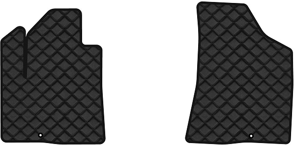 Фото - Килимки з екошкіри в салон авто передні EVAtech ECO для Santa FE (CM) 5 seats Hyundai 2006-2010 2 покоління SUV EU (HY33306AV2KD2BBB)