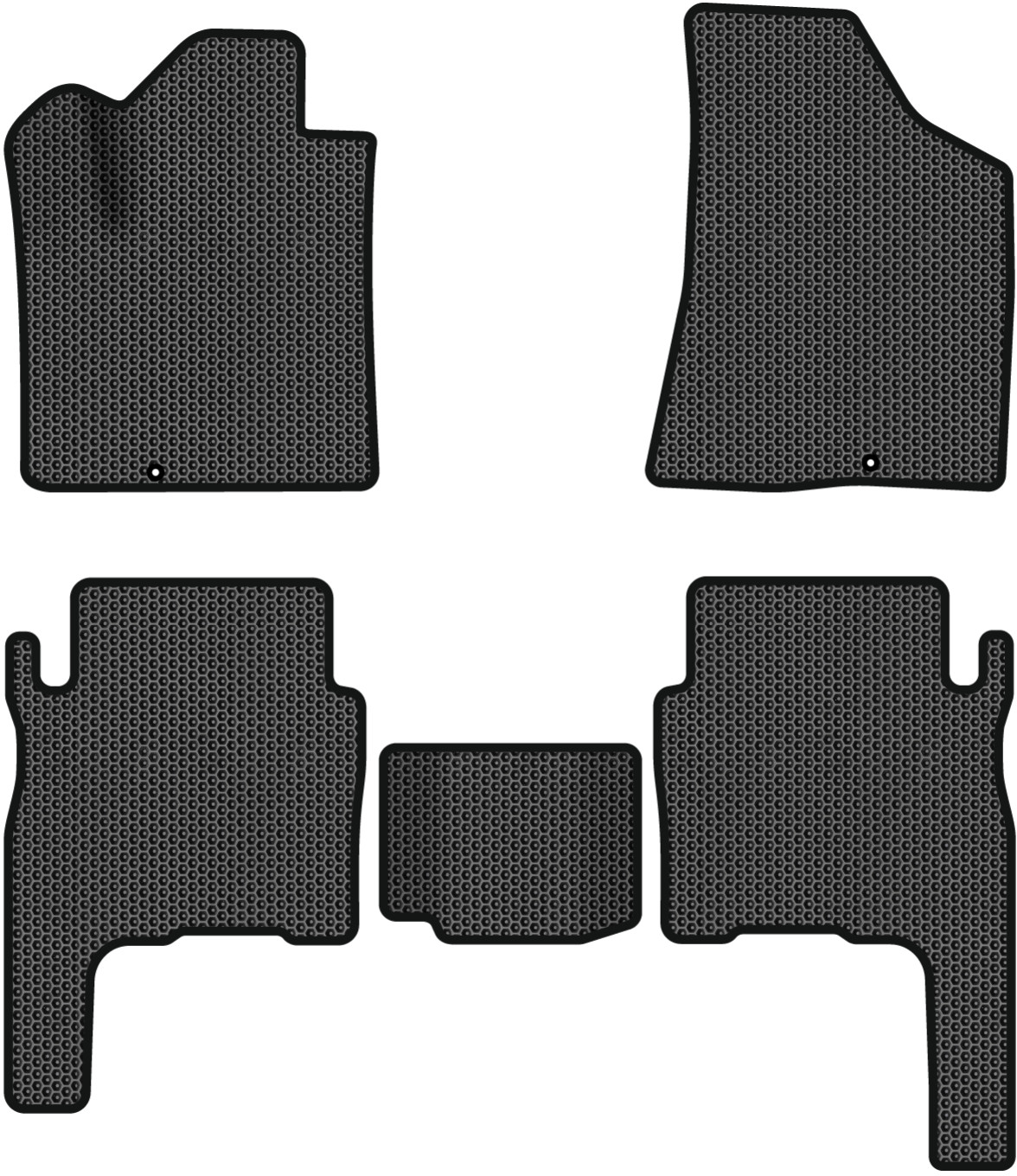 EVA коврики в салон авто EVAtech для Santa FE (CM) 5 seats Hyundai 2006-2010 2 поколение SUV EU HY33306CE5KD2SBB