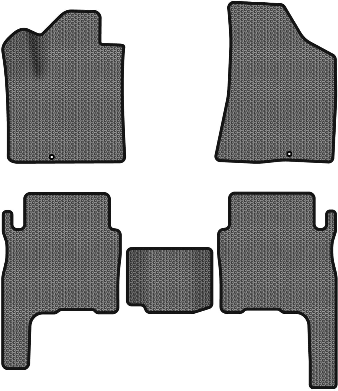 EVA коврики в салон авто EVAtech для Santa FE (CM) 5 seats Hyundai 2006-2010 2 поколение SUV EU HY33306CE5KD2SGB