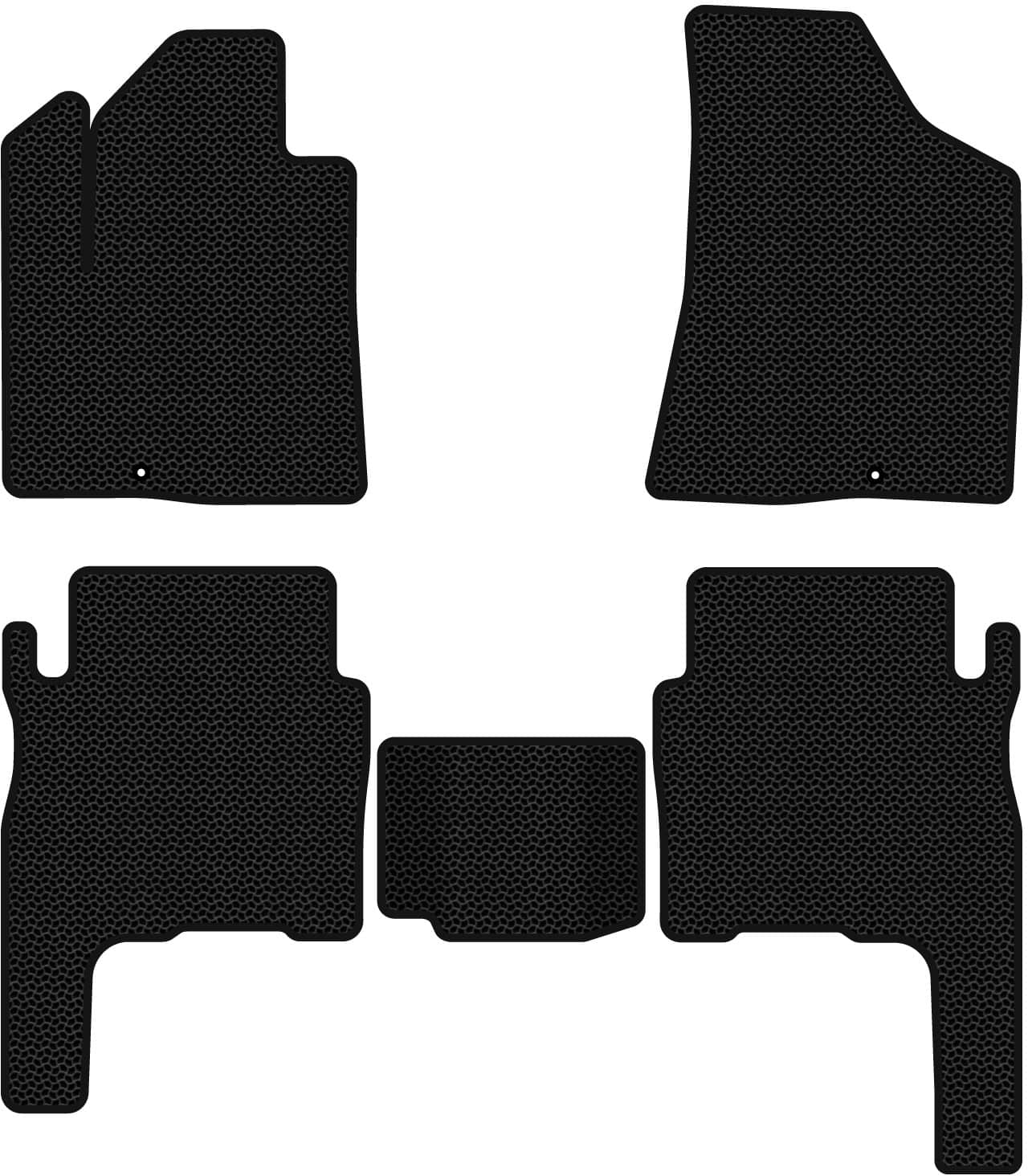 EVA килимки в салон авто EVAtech для Santa FE (CM) 5 seats Hyundai 2006-2010 2 покоління SUV EU HY33306CV5KD2KBB