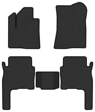 EVA коврики в салон авто EVAtech для Santa FE (CM) 7 seats Hyundai 2006-2010 2 поколение SUV Korea HY33307CLB5KD2RBB
