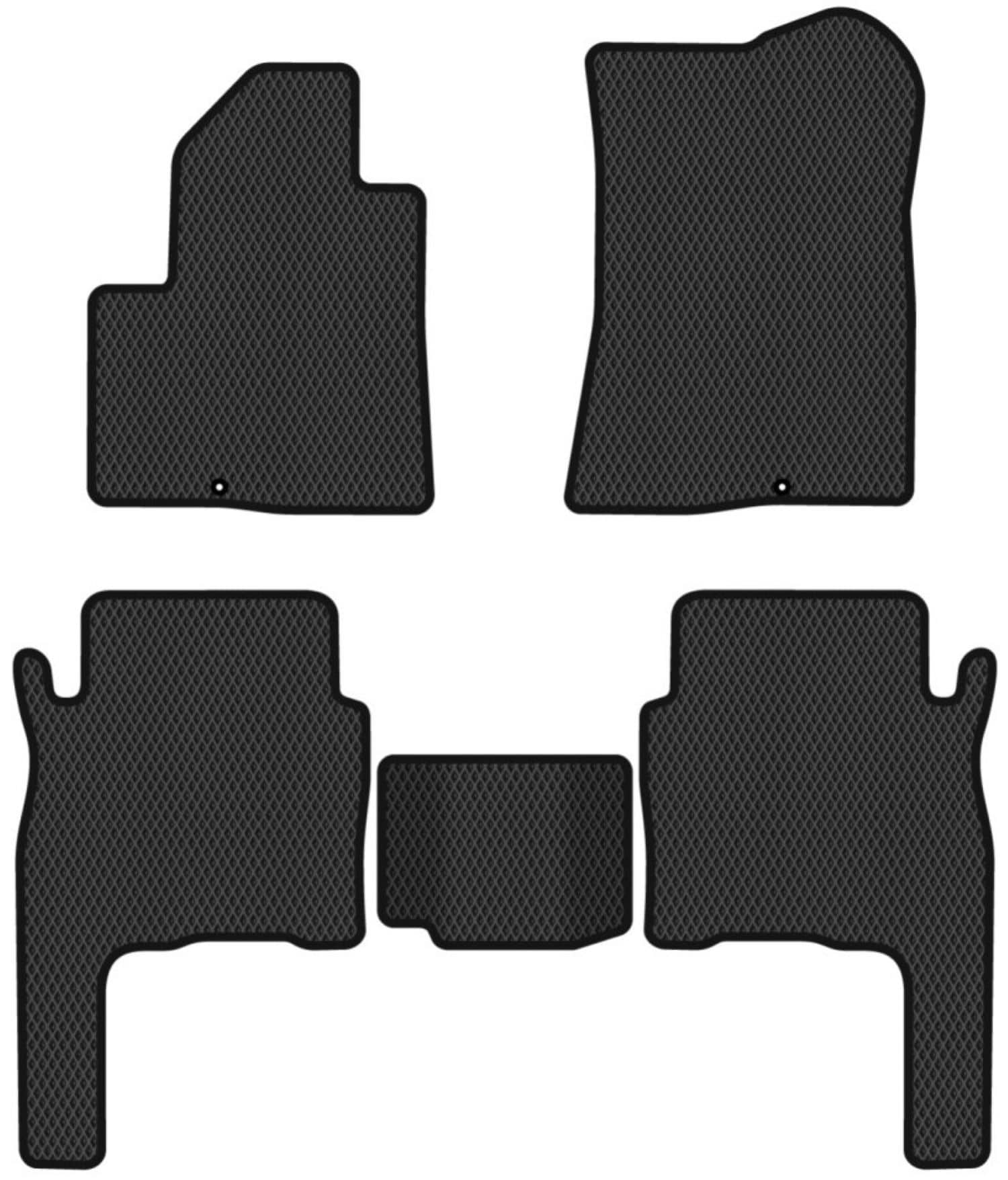 EVA килимки в салон авто EVAtech для Santa FE (CM) 5 seats Hyundai 2006-2010 2 покоління SUV Korea HY33308CBB5KD3RBB