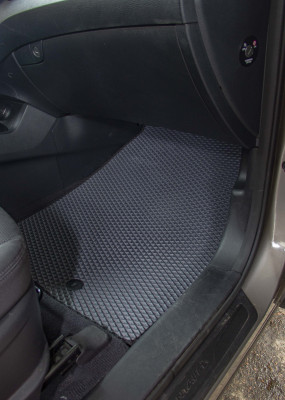 Фото - Коврики из экокожи в салон авто EVAtech ECO для Santa FE (DM) 5 seats Hyundai 2012-2017 3 поколение SUV EU HY33415CD5KH3BBB