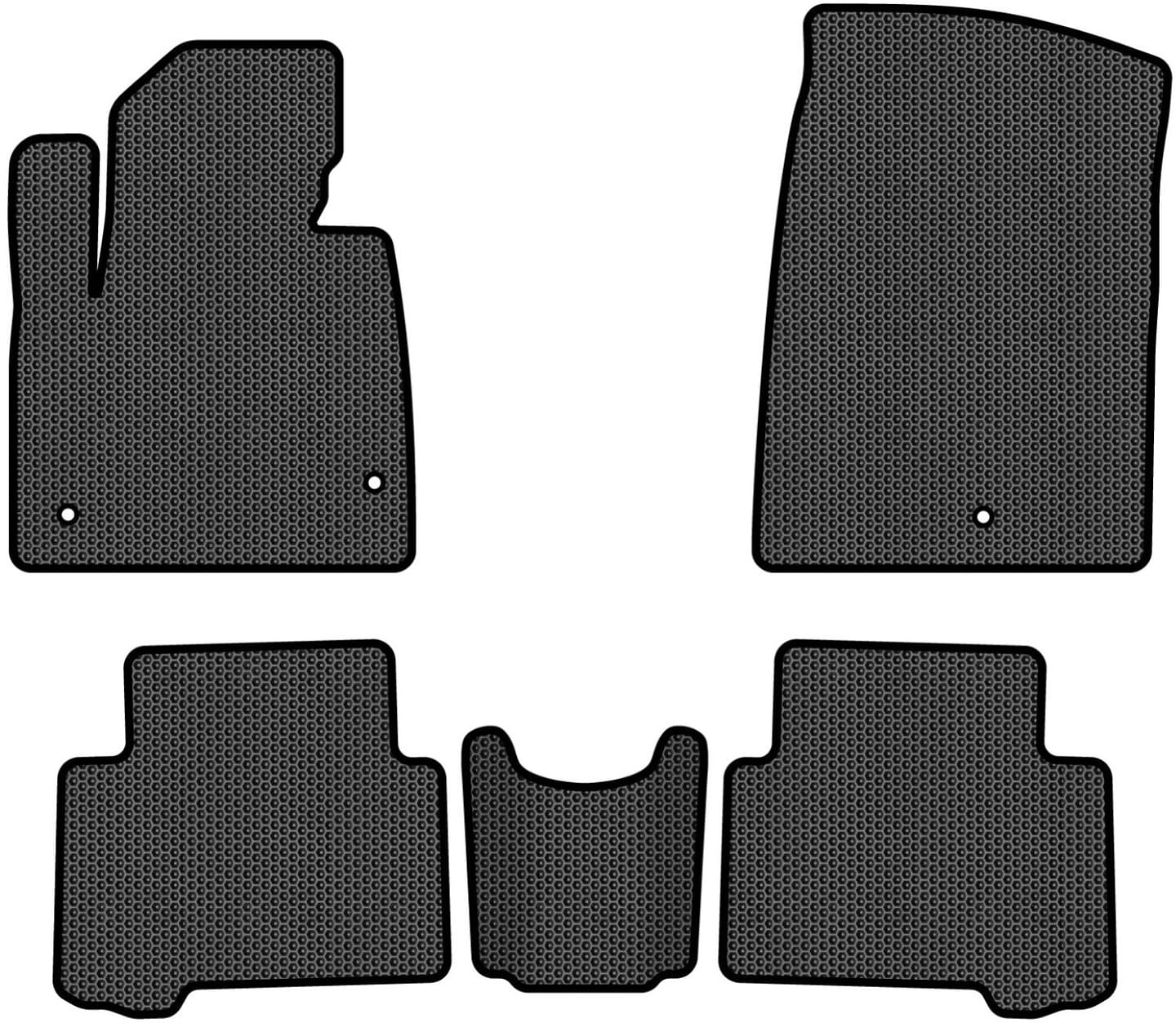 EVA коврики в салон авто EVAtech для Santa FE (DM) 5 seats Hyundai 2012-2017 3 поколение SUV EU HY33415C5KH3SBB