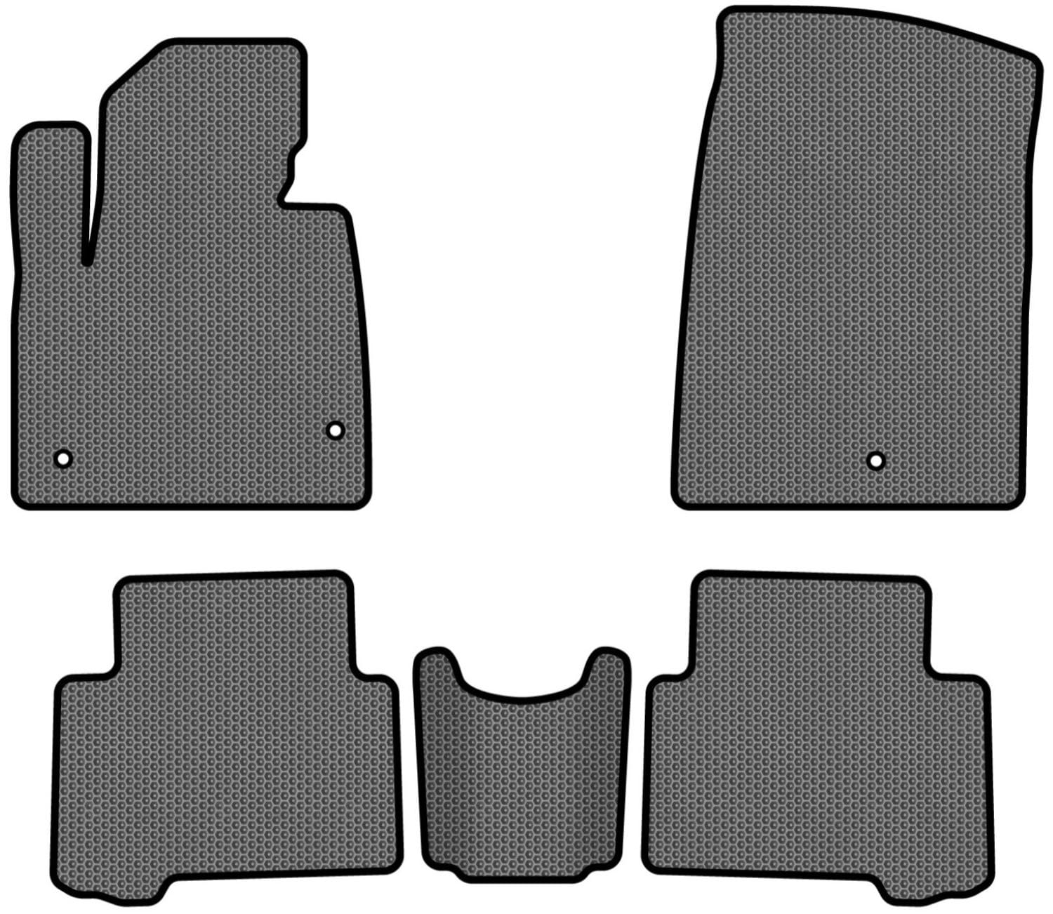 EVA килимки в салон авто EVAtech для Santa FE (DM) 5 seats Hyundai 2012-2017 3 покоління SUV EU HY33415C5KH3SGB