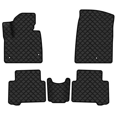 Фото - Коврики из экокожи в салон авто EVAtech ECO для Santa FE (DM) 5 seats Hyundai 2012-2017 3 поколение SUV EU HY33415CB5KH3BBB