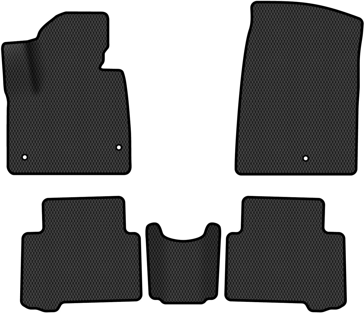 EVA коврики в салон авто EVAtech для Santa FE (DM) 5 seats Hyundai 2012-2017 3 поколение SUV EU HY33415CD5KH3RBB