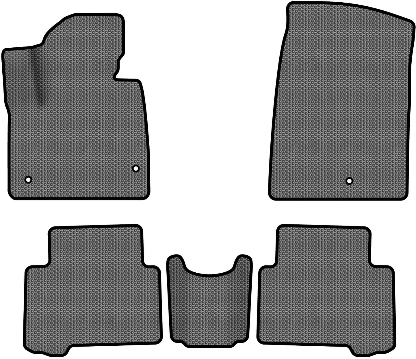 EVA коврики в салон авто EVAtech для Santa FE (DM) 5 seats Hyundai 2012-2017 3 поколение SUV EU HY33415CD5KH3SGB