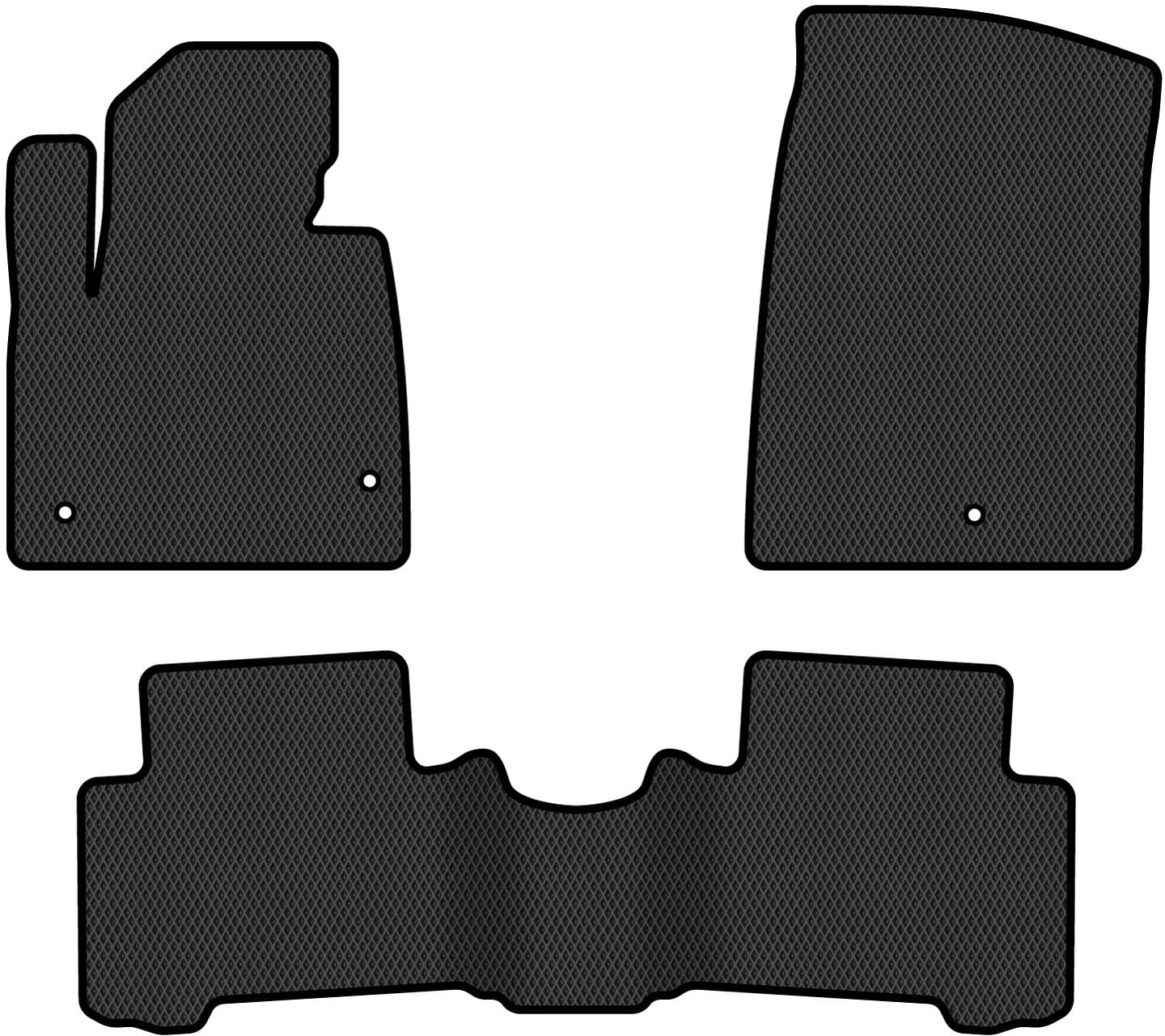 EVA коврики в салон авто EVAtech для Santa FE (DM) 5 seats Hyundai 2012-2017 3 поколение SUV EU HY33415Z3KH3RBB